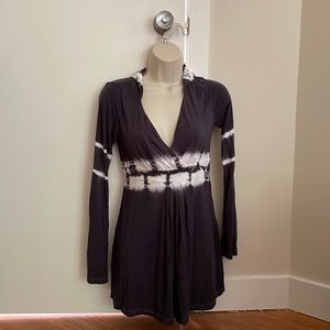 Boston Proper Sport Tie Dye top /coverup